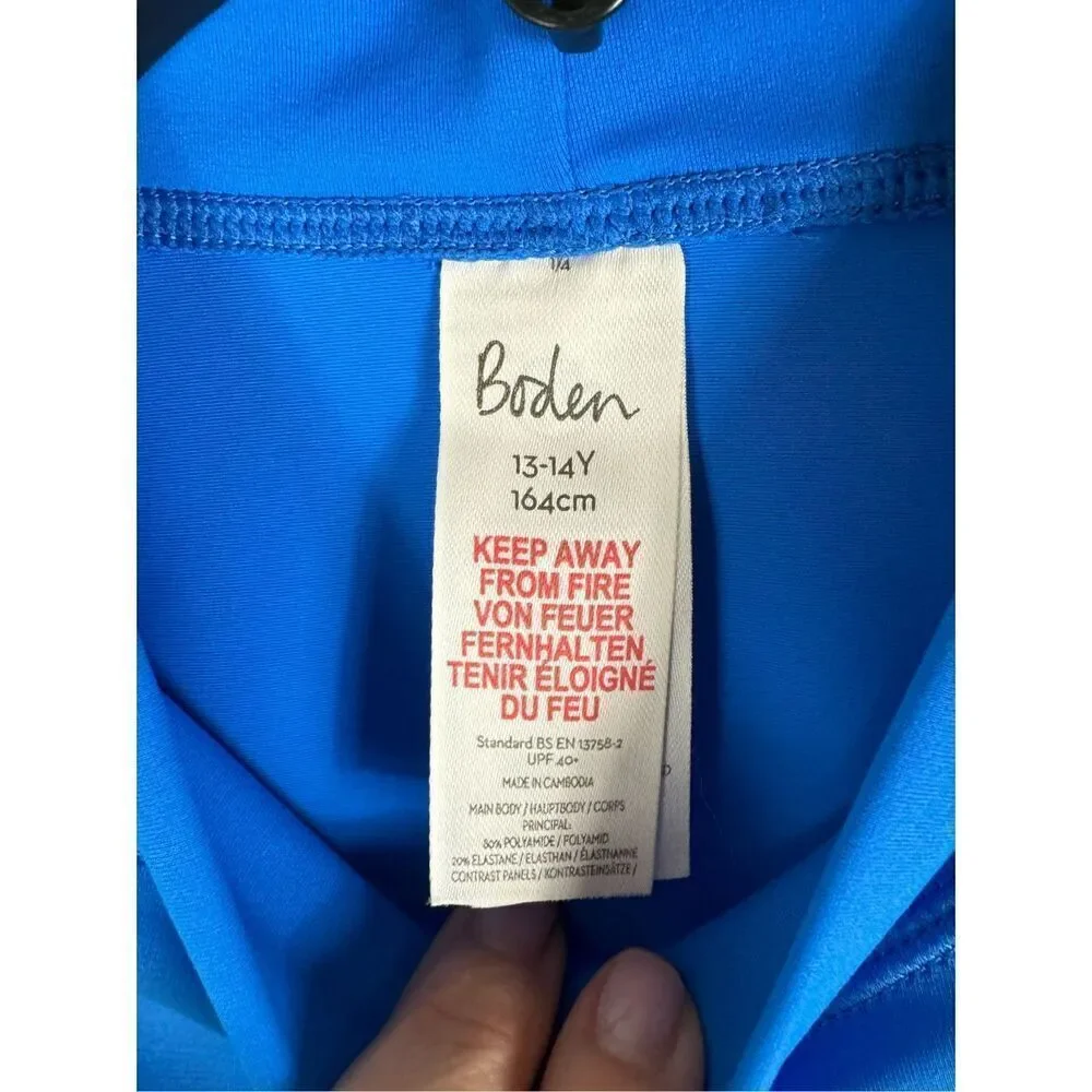 Boden Boys Swim Rashguard Size 13/14